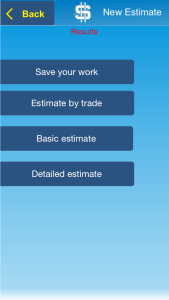 Concrete foundation estimating iOS application Concrete foundation estimating iOS application